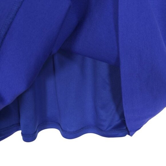 Boden Melanie Ponte Knit A-Line Pleated Long Sleeve Dress 6R Greek Blue J0772 - Picture 10 of 12